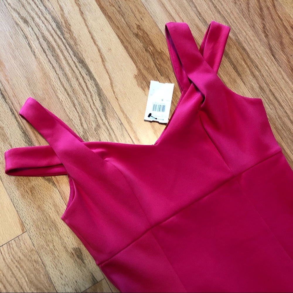 NWT‼️ Bailey 44 Hot Pink Off- Shoulder Dress